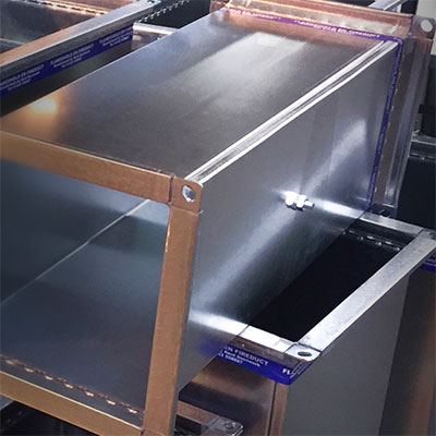 stainless steel ventilation ductwork laboratory